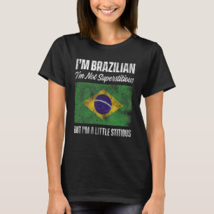 Mens Brazil Proud Brasilianer Brasilianer Roots Am T-Shirt