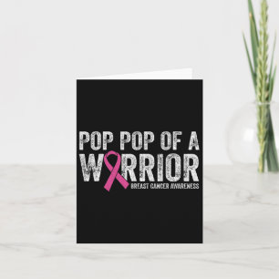 Mens Breast Cancer Awareness Pink Ribbon Pop Pop O Karte