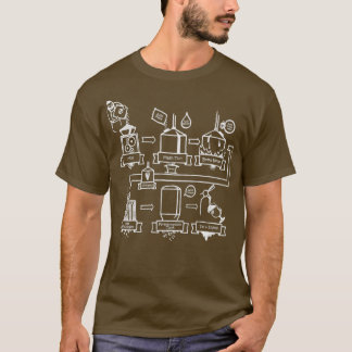 Mens Brewing Beer Process für Men Craft Beer T T-Shirt