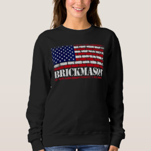 Mens Brick Mason Bricklayer Mauerwerk Bau U Sweatshirt