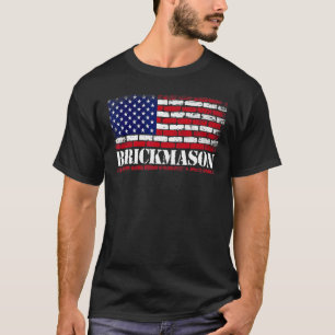 Mens Brick Mason Bricklayer Mauerwerk Bau U T-Shirt
