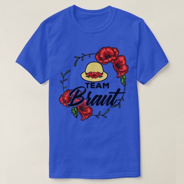Mens Bride Crew On Tour Celebrate Wedding Party Ni T-Shirt (Design vorne)