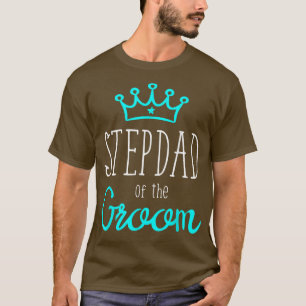 Mens Bride Groom s Stepdad der Groom Wedding Sq T-Shirt