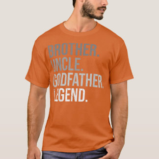 Mens Brother Uncle Godami Legend Fun Bestes Funny  T-Shirt