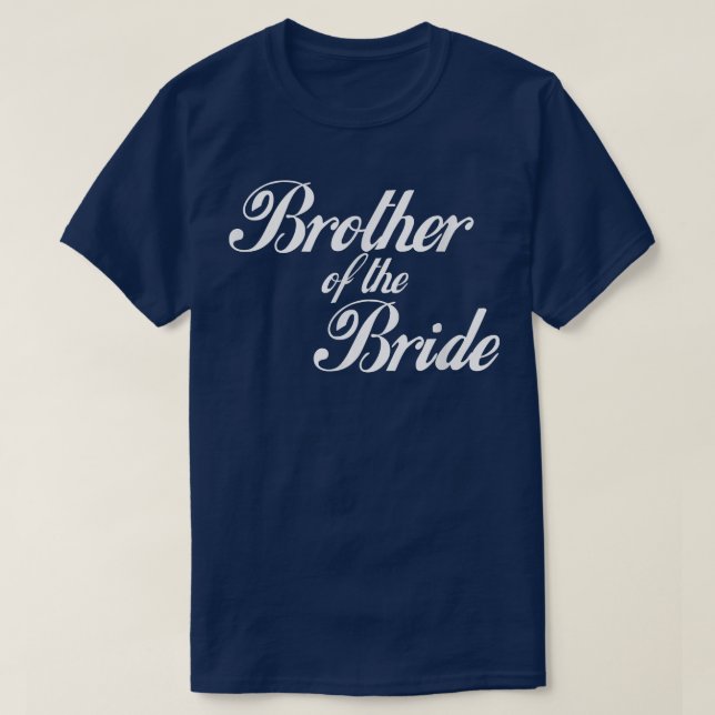 Mens Bruder der Braut T-Shirt (Design vorne)