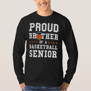 Mens Bruder eines Basketball Senior Basketball Sen T-Shirt
