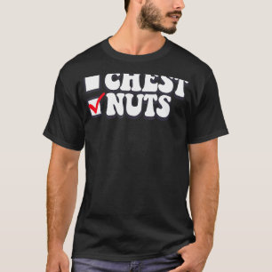 Mens Brust Nüsse Familie Matching Chestnut Christm T-Shirt