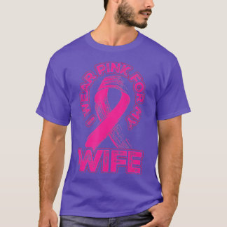 Mens Brustkrebs Bewusstsein ich trage Rosa für mei T-Shirt
