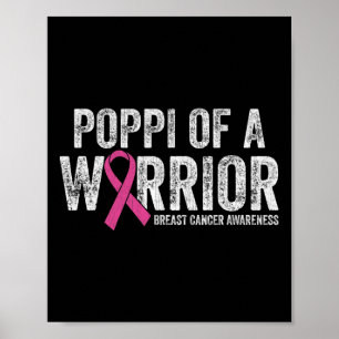 Mens Brustkrebs Bewusstsein Monat Rosa Band Pop Poster