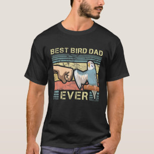 Mens Budgie Vater Bird Lover Pater Tierenthusiaste T-Shirt