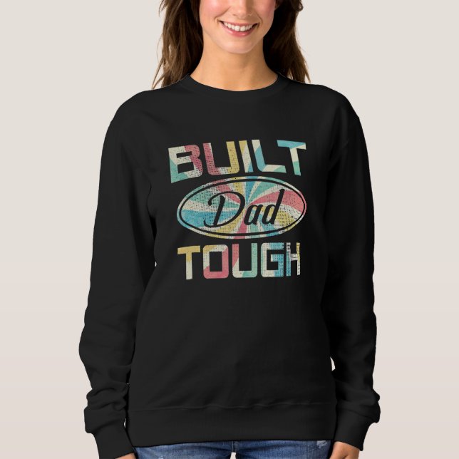 Mens Built Vater Tough American Independence Day 4 Sweatshirt (Vorderseite)