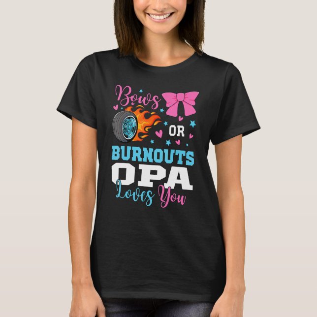 Mens Burnouts oder Bows Opa Lieben Sie Geschlechts T-Shirt (Vorderseite)