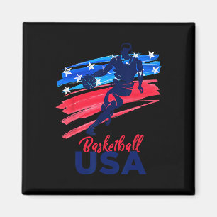Mens Bysketbyll USA unterstützen das Team Bysketby Magnet