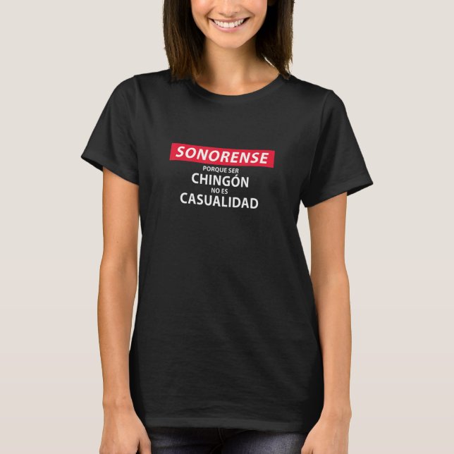 Mens Camisa Graciosa De Hombre Sonora Mexico Para T-Shirt (Vorderseite)