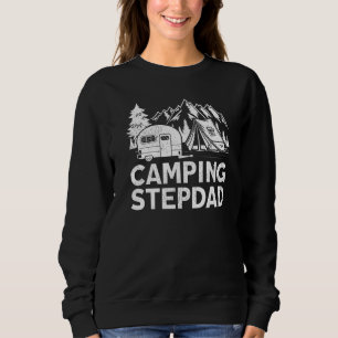 Mens Camping Stepdad Außenwelt Camping Fa Sweatshirt