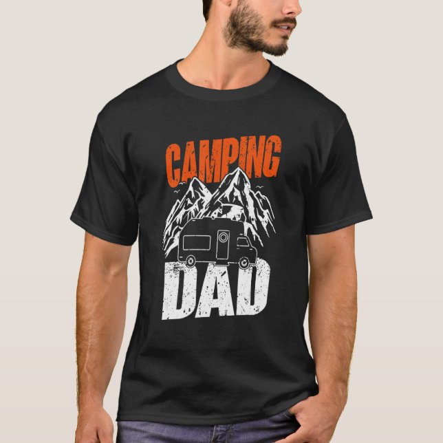 Mens Camping Vater Campingplatz Camping 1 T-Shirt (Vorderseite)
