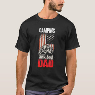 Mens Camping Vater Campingplatz Camping 9 T-Shirt