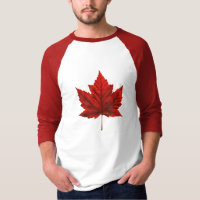 Men's Canada Flag Baseball Jersey Souvenir Shirt
