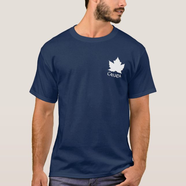Men's Canada Flag Polo Shirt Personalisiertes Shir (Vorderseite)