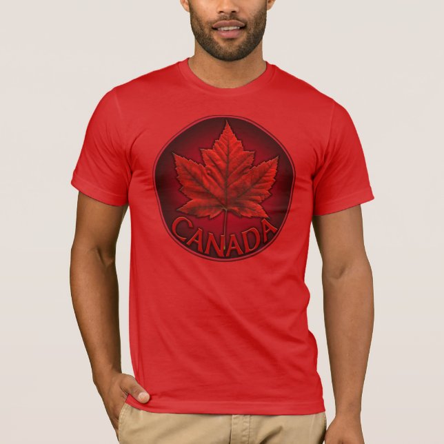 Mens Canada T - Shirt Trendy Souvenir Shirt (Vorderseite)