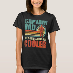 Mens Captain Vater wie ein regelmäßiger Vater, abe T-Shirt