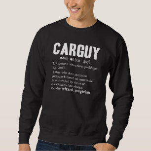 Mens Car Typ Definition Racing Dictionary Drag Rac Sweatshirt