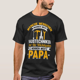 Mens Caretaker, Facility Manager, Zuhause Technike T-Shirt
