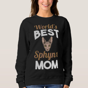 Mens Cat Father Sphynx Vater Sweatshirt