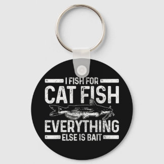 Mens Catfish Fischen Fischen Funny Sprichwort Fisc Schlüsselanhänger