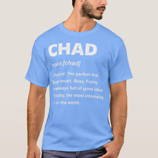 Mens Chad Name Geschenkdesign T-Shirt