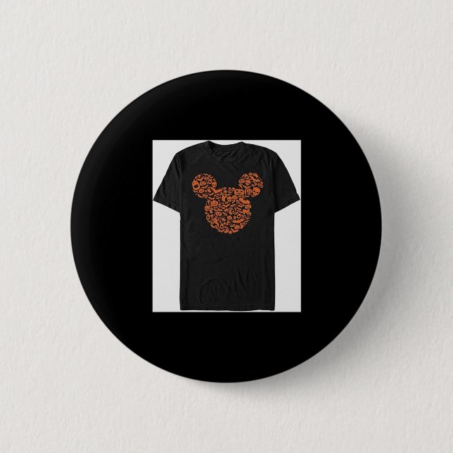 Mens Characters Mouse Ears Halloween Icons  Button (Vorderseite)