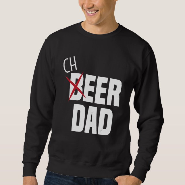 Mens Cheer Dad Cheerleading Dad Beer   Cheerleader Sweatshirt (Vorderseite)