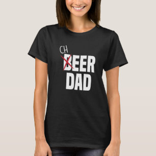 Mens Cheer Dad Cheerleading Dad Bier Cheerleader T-Shirt