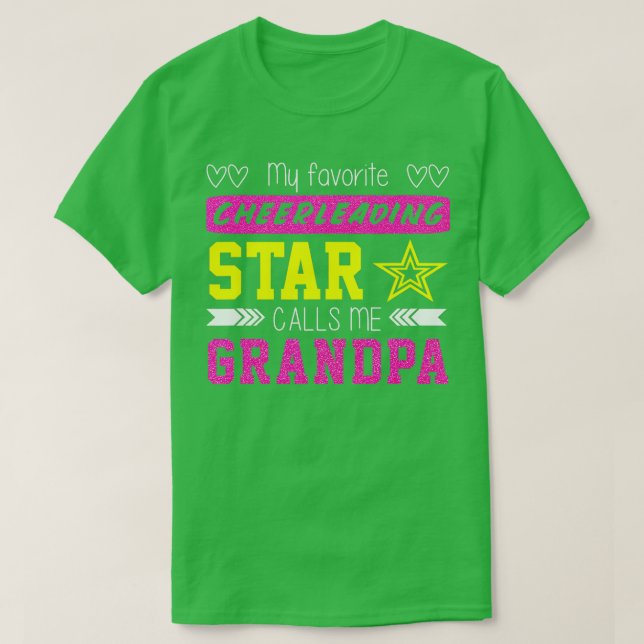 Mens Cheerleader Meine Lieblings-Cheerleader ruft  T-Shirt (Design vorne)