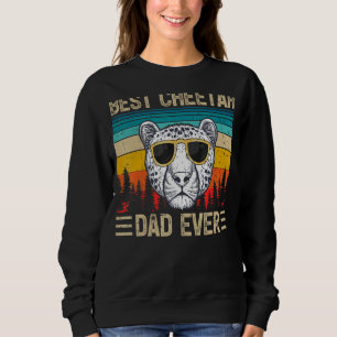 Mens Cheetah Vintag Beste Geparden Vater je Vater Sweatshirt