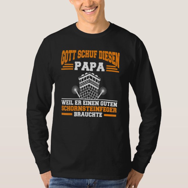 Mens Chimney Sweep Lucky Charm Professionelle Vate T-Shirt (Vorderseite)