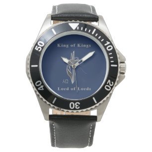 Mens Christliche Uhr König der Könige
