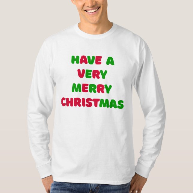 Men's Christmas Long Sleeve T-Shirt (Vorderseite)
