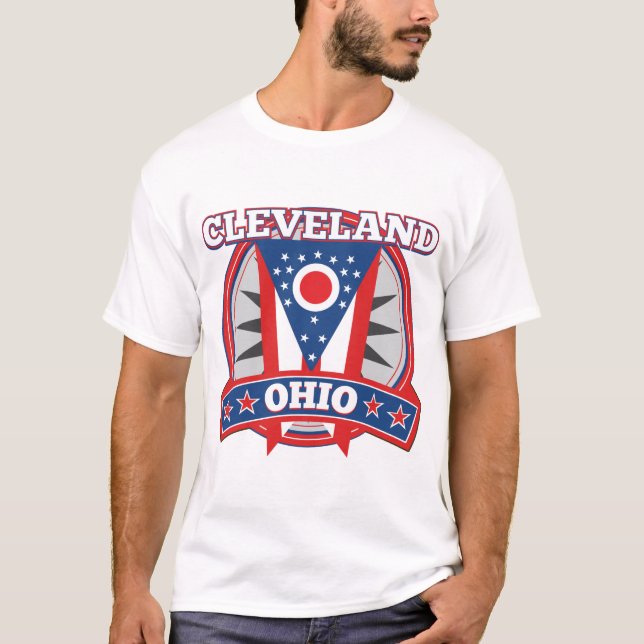 Men's Cleveland Ohio Basic T - Shirt (Vorderseite)