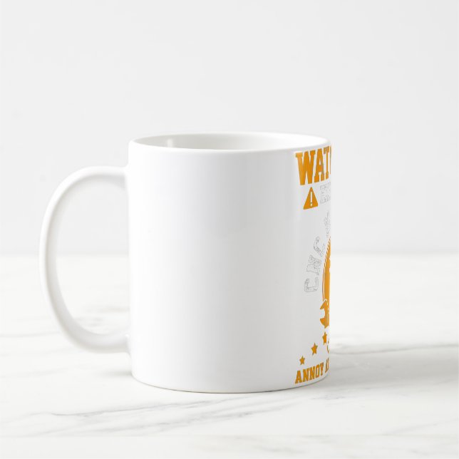 Mens CNC Machinist Funny Gift Kaffeetasse (Links)