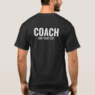 Mens Coach für doppelseitige Printmedien Trendy Bl T-Shirt