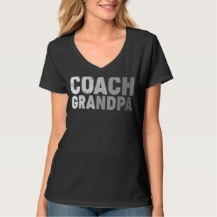 Mens Coach Opa Fußball Basketball Basketball Coac T-Shirt