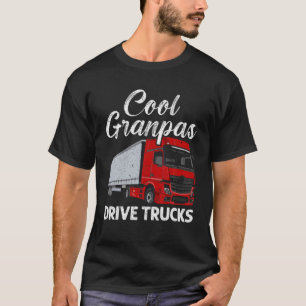 Mens Cool Grandpas Drive LKW Truck Driver Proud T-Shirt