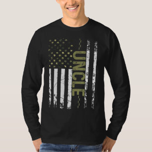 Mens Cool Unon American Patriotic USA Flaggen Vate T-Shirt