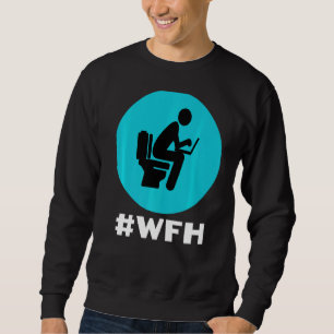 Mens Coole Anweisung mit Zuhause Office Notebook H Sweatshirt