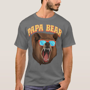 Mens Coole Sonnenbrille Animal Vater Bear Family D T-Shirt