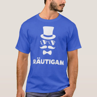 Mens Cooler Junggeselle Bachelor Bräutigam Ehemann T-Shirt
