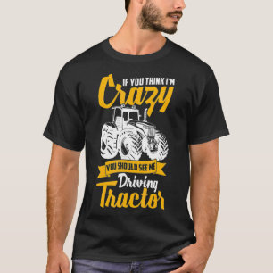Mens Cooler lokaler Bauer Traktor Driver Farm Me T-Shirt
