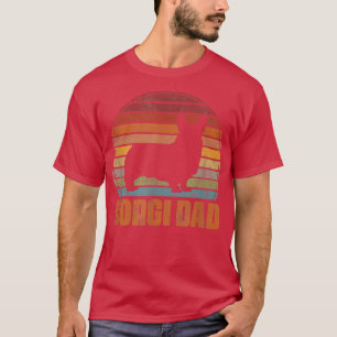 Mens Corgi Vater Dog Vater Vater Corgi Eigentümer  T-Shirt