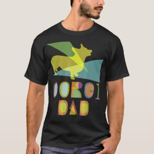 Mens Corgi Vater Niedlich Hunde Besitzer Adoptier T-Shirt